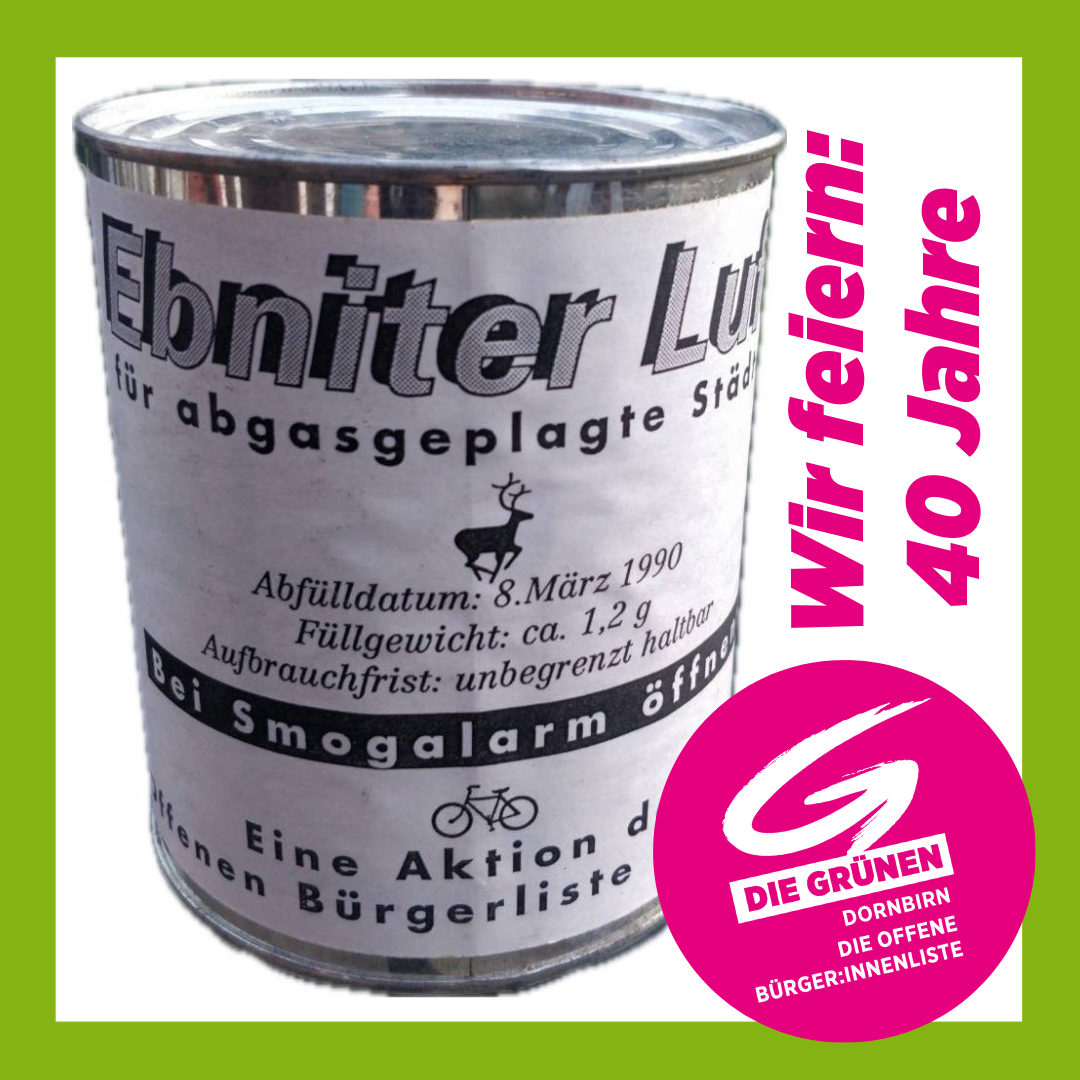 40 Jahre Offene Bürger:innenliste und Dornbirner Grüne