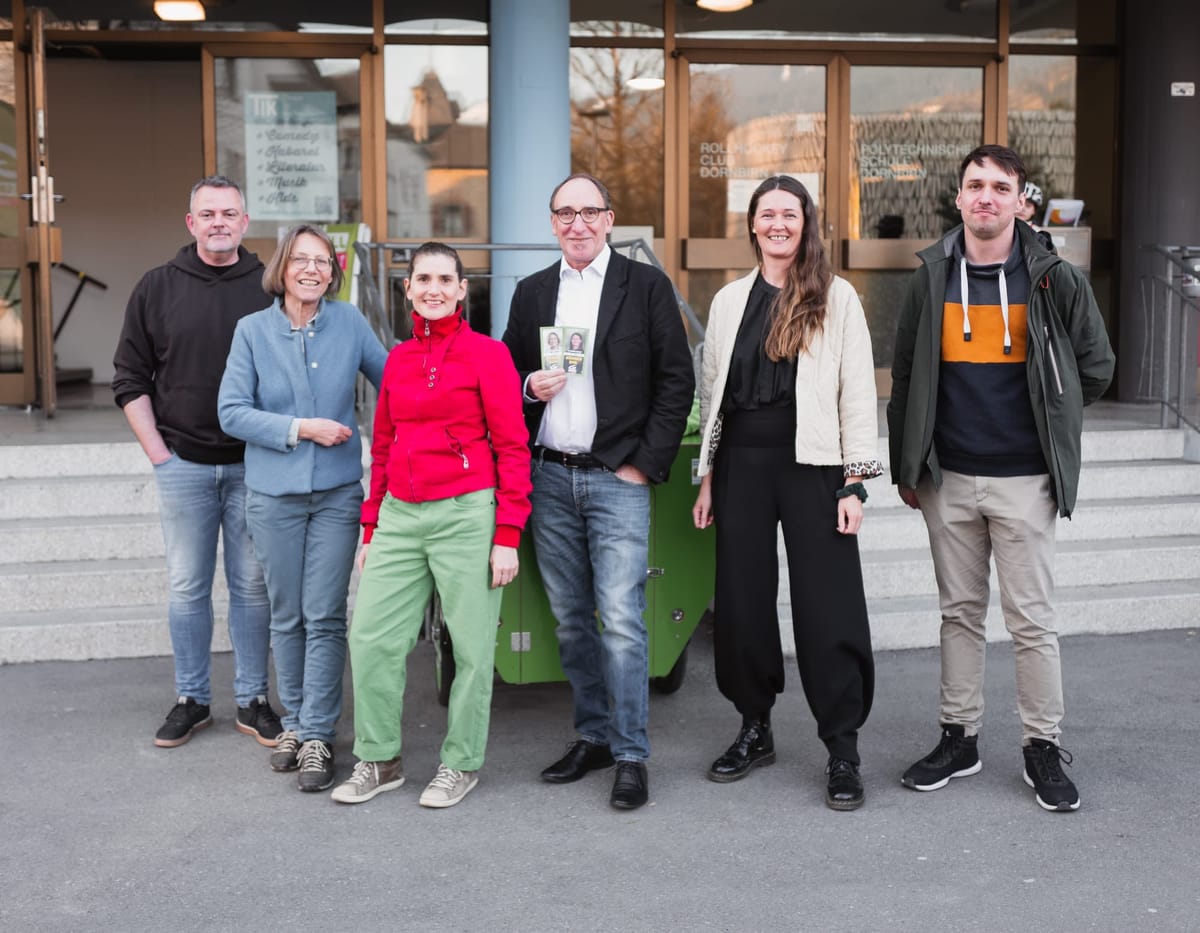 Rückenwind von Polit-Profi: Johannes Rauch für Dornbirn