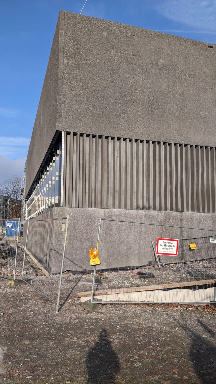 Haselstauden: 5000 Kubikmeter Beton