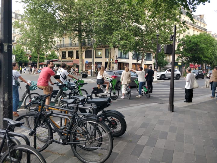 Eine Fahrradgeschichte in Bildern - aus Paris