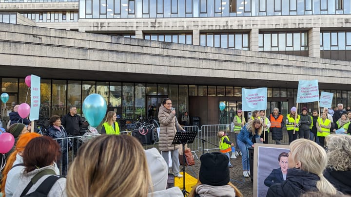 Kundgebung Gesundheitsstandort Dornbirn